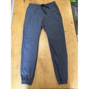 UNRL Apex Pants Mens S Dark Grey Charcoal Tapered Joggers Athletic Stretch Gym